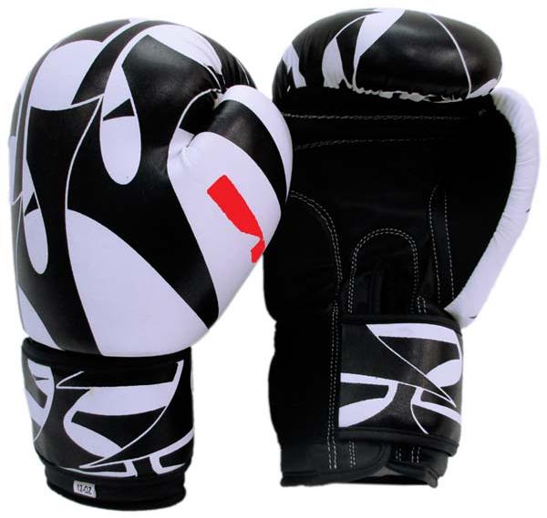 boxing gloves Synthetic Leather with screen Prniting Design