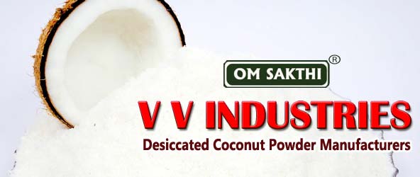 Desiccated coconut powder