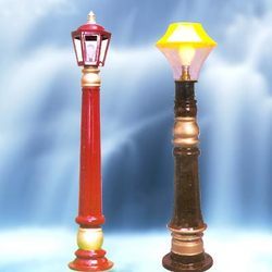 Small decorative light poles