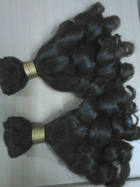 Funmi Curly Human Hair, for Parlour, Personal, Length : 10-20Inch