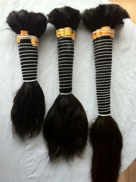 Single Drawn Remy Human Hair, for Parlour, Personal, Style : Curly