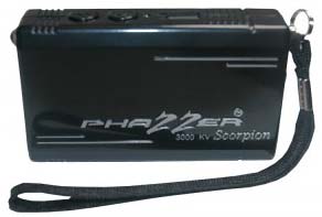 Phazzer Scorpion Multi-Function Black Conductive Stun Gun