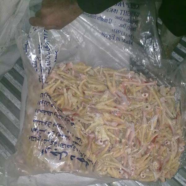 Frozen Unprocessed Chicken Feet