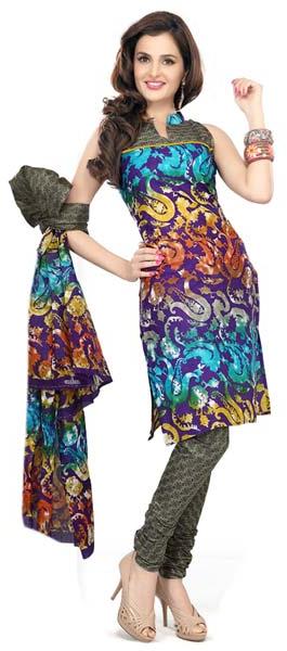 Indian Salwar Suit At Wholesale Price, Size : Top: 2.5 mtr, Bottom: 2.5 mtr, Duptta: 2.5 mtr