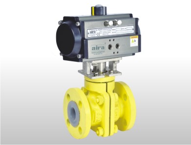 Fep lined ball valves