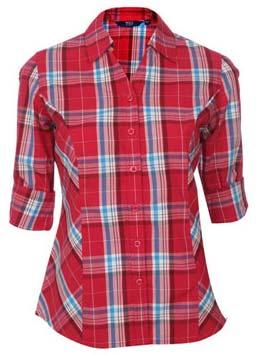 Checked Ladies Casual Shirts, Size : M, XL