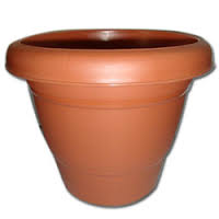 Plastic flower pot