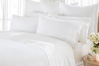 Naim Cotton self stripe hotel bed sheet, Technics : Stitching