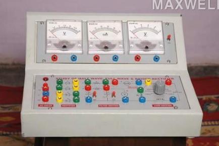 Half Wave/Full Wave & Bridge Rectifier Apparatus with 3 Meters