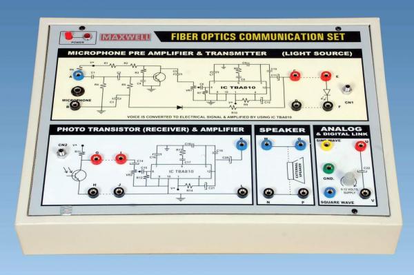 Study of Fiber Optics Communication Set