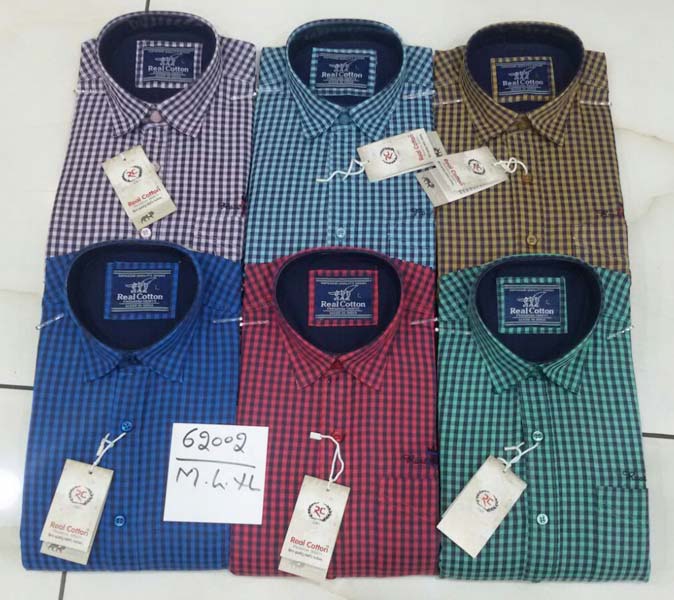 Mens Check Cotton Shirts Manufacturer & Exporters from Delhi, India ...