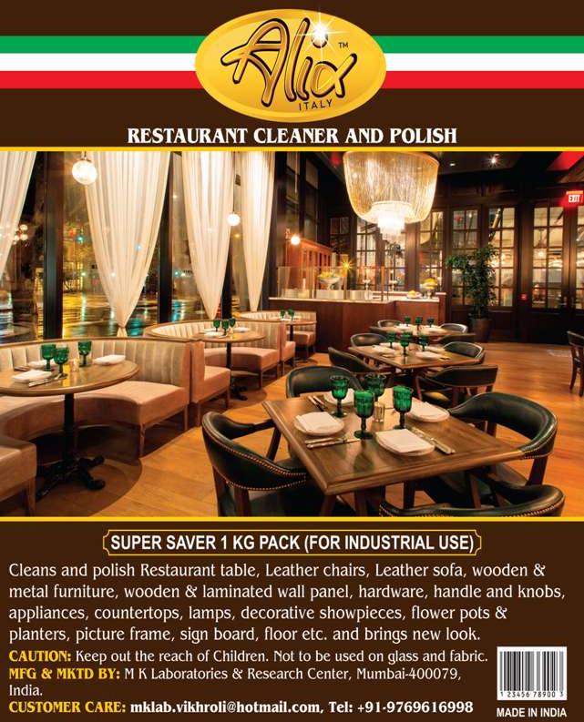 Restaurant cleaner and Polish