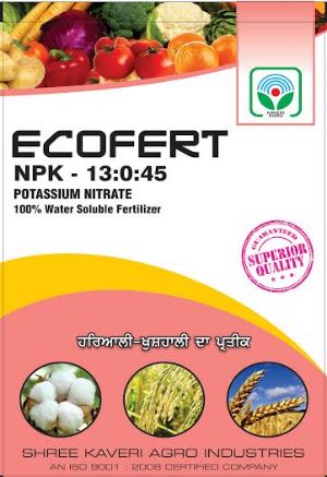 Ecofert NPK Water Soluble Fertilizer (Potassium Nitrate)