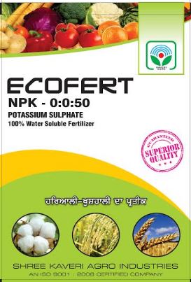 Ecofert NPK Water Soluble Fertilizer (Potassium Sulphate)