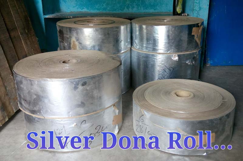 Silver Paper Plate Roll