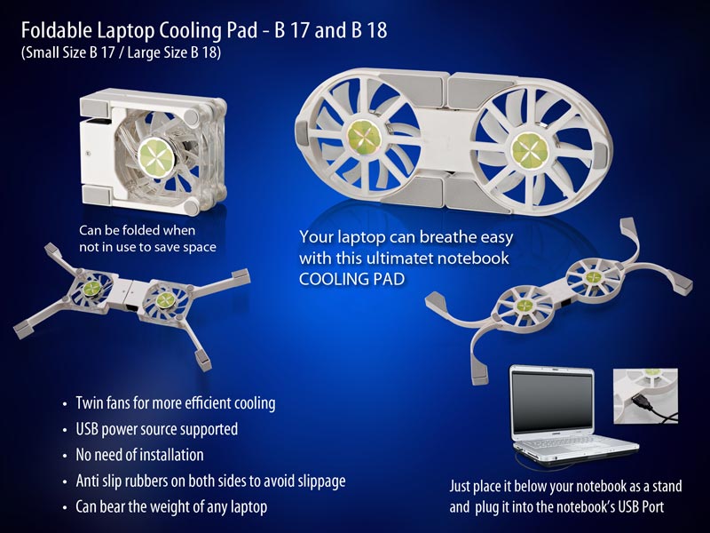 Folding Laptop Cooling Pad