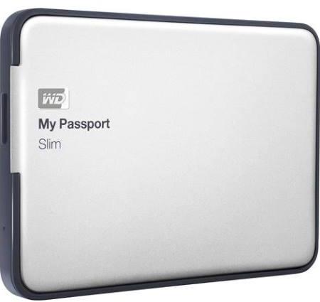 Wd My Passport Slim 1 Tb External Hard Drive ( Portable ) Usb 3.0