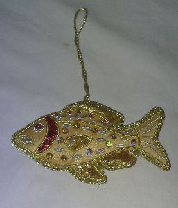 Christmas fish shape hanging