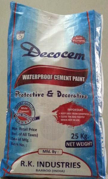 Decocem Cement Paint, for Interior Use, Packaging Type : PP Packet