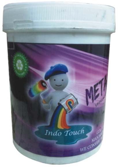 Indo Touch Metallic Paint, for Interior Exterior, Form : Liquid