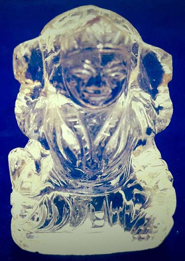 Crystal Lakshmi Statue