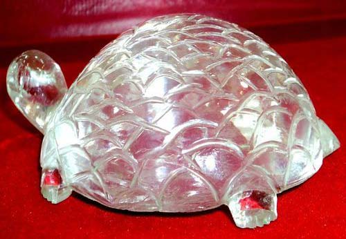 Crystal Turtle Statue