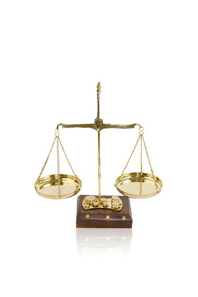 Antique Brass Weight Scale