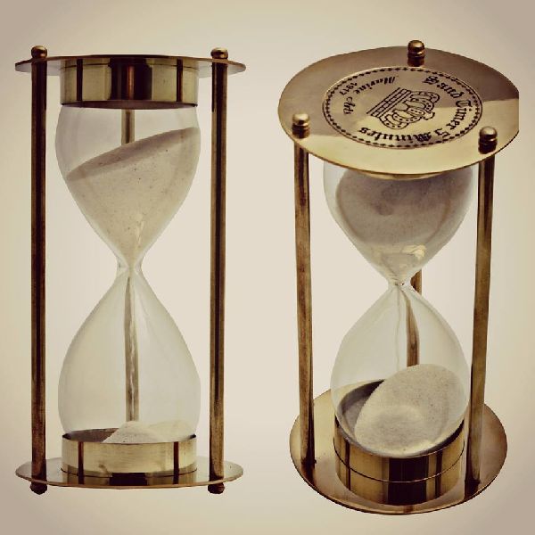 Brass Nautical Marine Sand Timer, Feature : Excellent Design, Eye-Catching Appearance, Smooth Finish