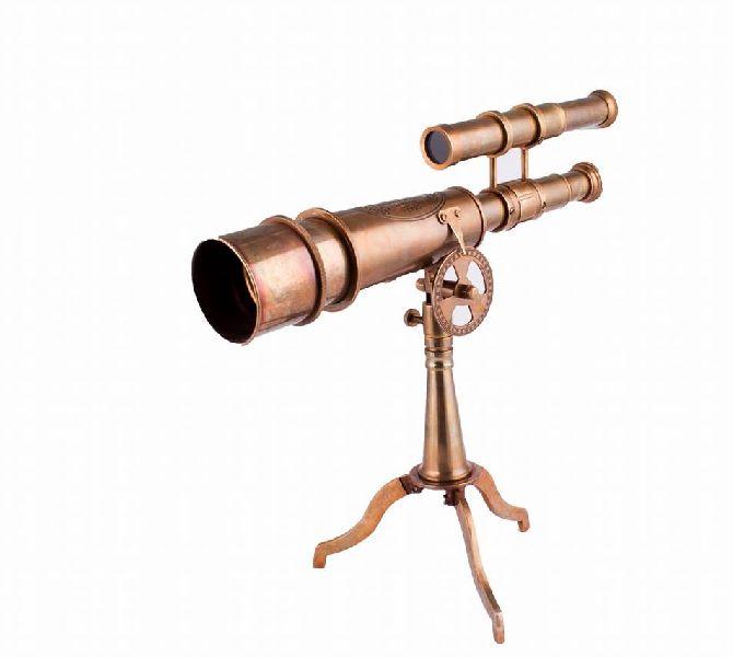 Polished Brass Nautical Working Telescope, for Far View Capture, Magnifie View, Feature : Clear View