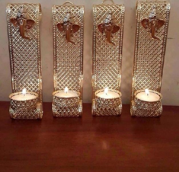 Designer Brass Candle Stand