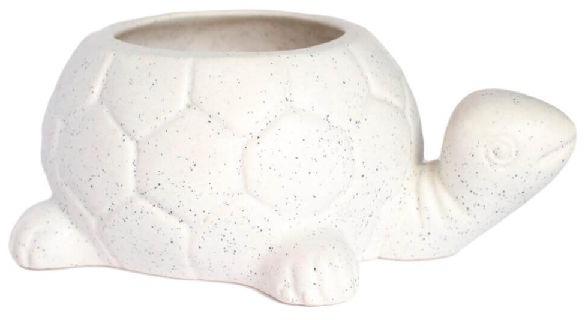 Small White Ceramic Handmade Planter