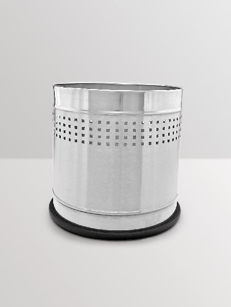 Stainless Steel Silver Round Planter