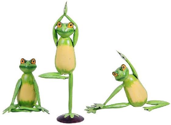 Yoga frog set Of 3 (Home & Garden Decor