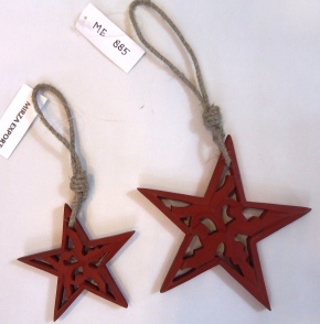 Wooden Hanging Star