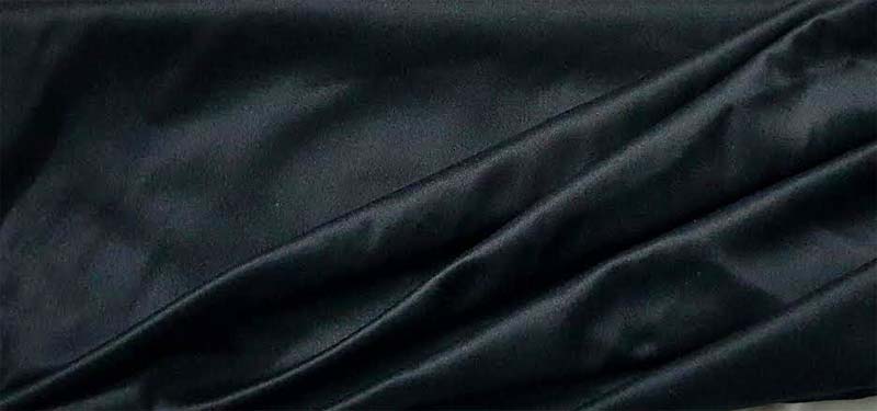 Black Polyester Knitted Fabric
