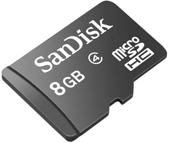 SanDisk Micro Sd Card, Capacity : 8 GB