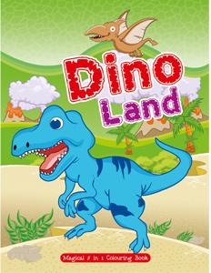 Art Factory-dino Land Magical 5 in 1 Colouring Book
