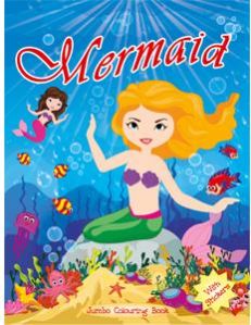 Mermaid Jumbo Colouring Book