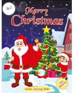 Merry Christmas Jumbo Colouring Book