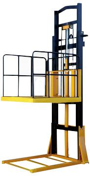 Semi Automatic Hydraulic Goods Lift, for Industrial, Feature : Best Quality, High Loadiing Capacity