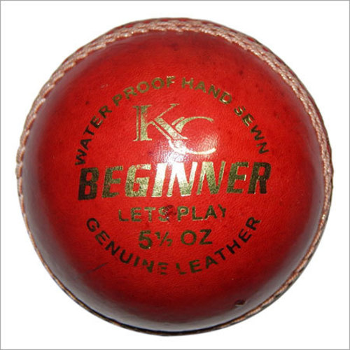 Kc Beginner 4 Piece Leather Cricket Ball