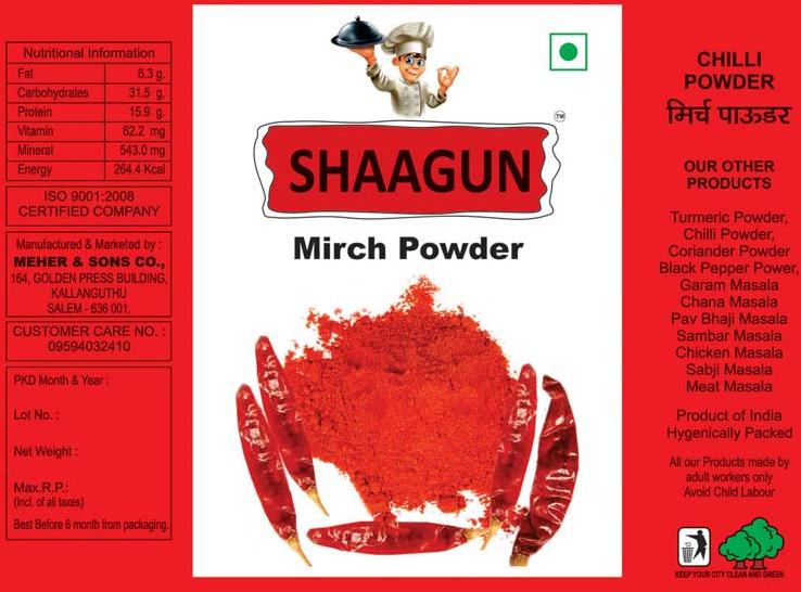 Shaagun Red Chilli Powder