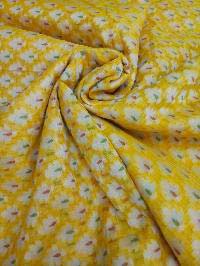 Printed Chanderi Silk Fabric