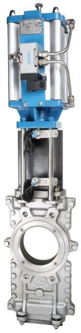 Through-going Knife Gate Valve