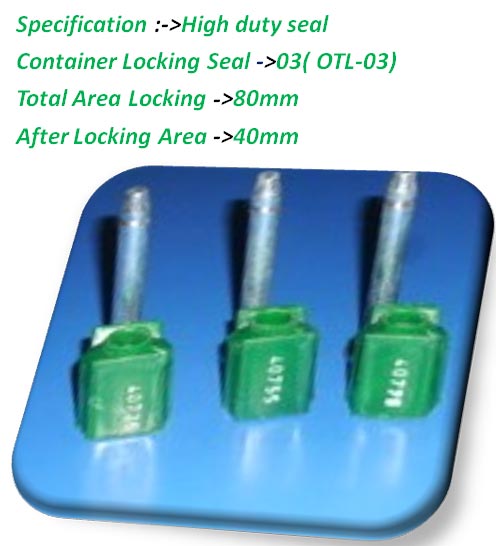 Container Locking Seal
