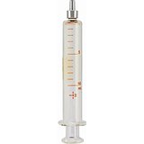 10ml Truth Glass Reusable Syringe with Metal Luer Tip (Pack Of 10)