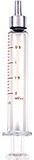 2ml Truth Glass Reusable Syringe with Metal Luer Tip (Pack of 10))
