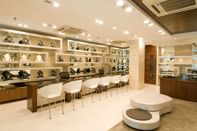 Services Jewelry Showroom Interior Designing From