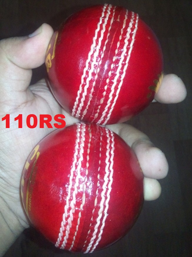 Cricket Leather Balls, Color : RED