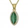 Marquise Emerald & Diamond Necklace
